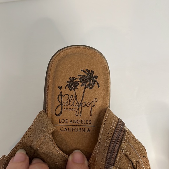 Jellypop Women’s Selia Sandal Ankle Zip Buckle Block Heel Open Toe Boho Sz 6,5 M - Picture 4 of 9